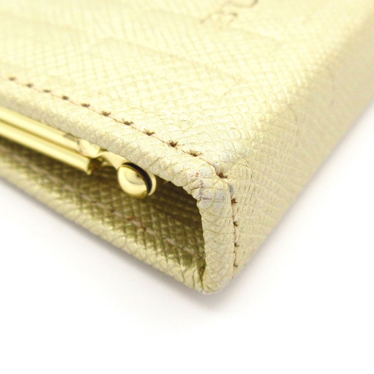 ゴールド チェック柄