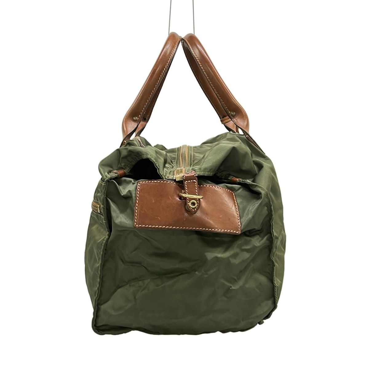 Felisi(フェリージ) ボストンバッグ - P4 カーキ×ダークブラウン 本体