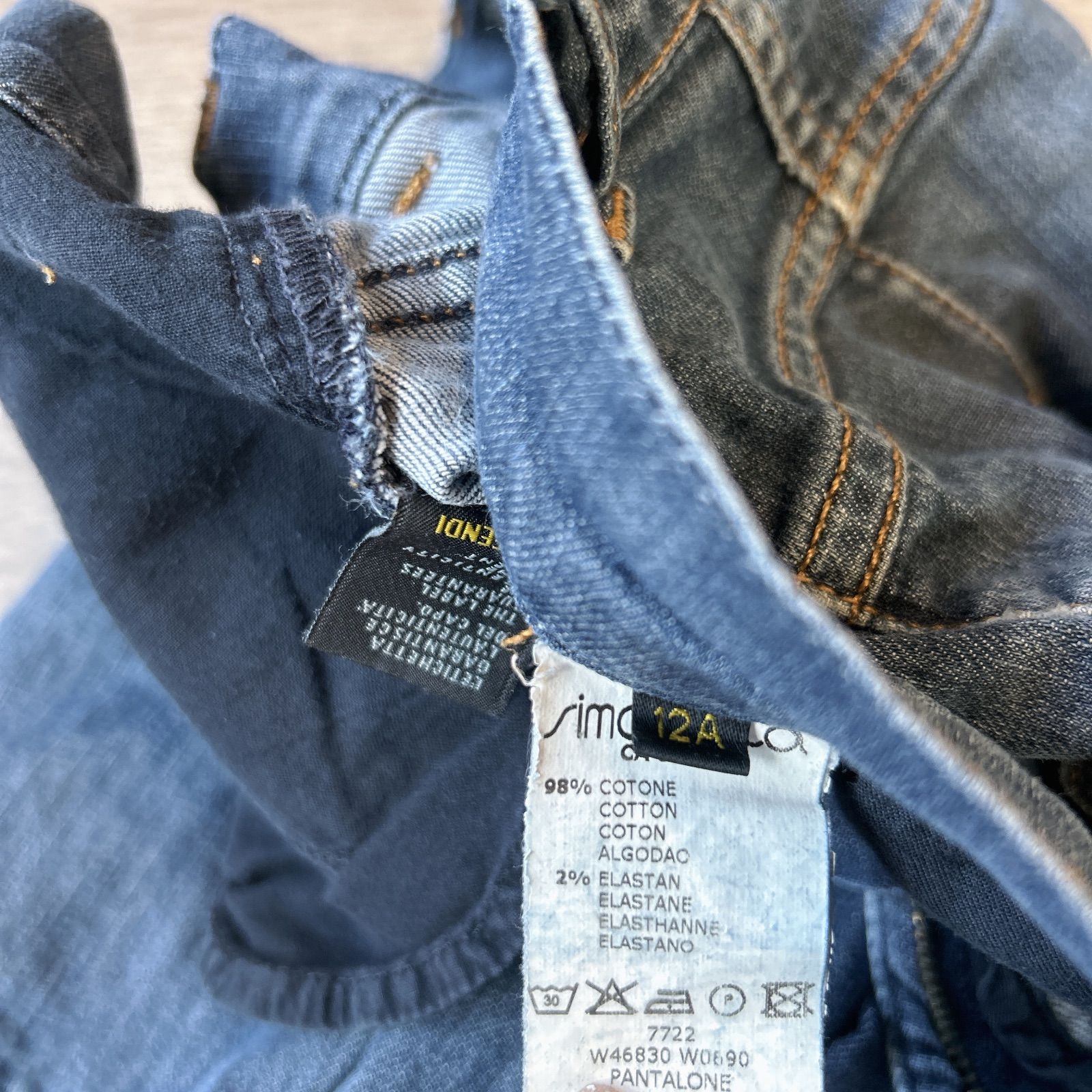 ズッカ柄 デニム