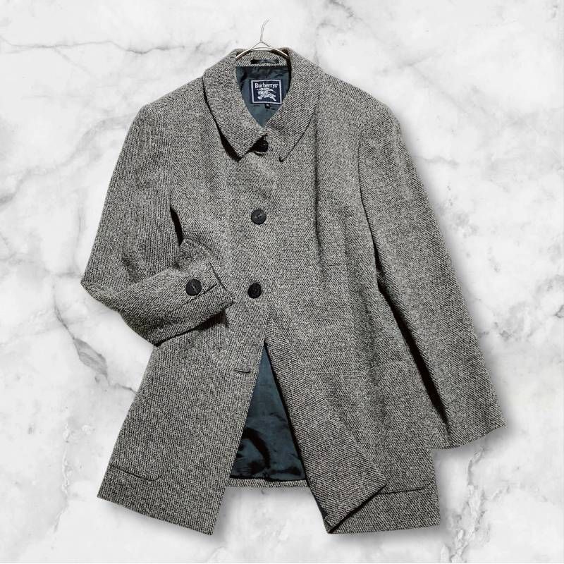 BURBERRYS バーバリーズ ツイード ウールコート チェスターコート