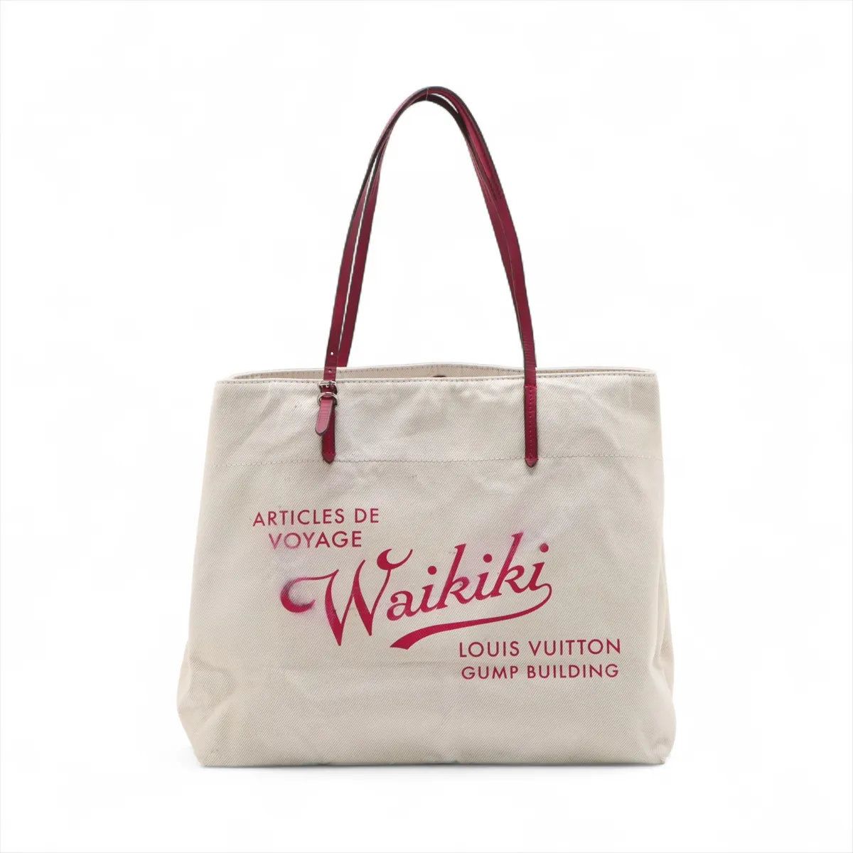 ルイヴィトン ワイキキ 限定 カバス GM レザー キャンバス トート
