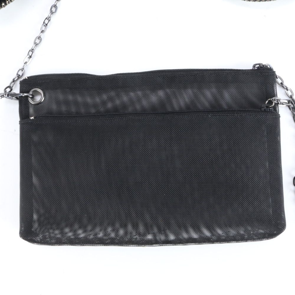 極美品　アンテプリマ　ワイヤーバッグ　ブラック　ショルダー付 極美品 アンテプリマ ワイヤー 編み込み トート バッグ 肩掛け