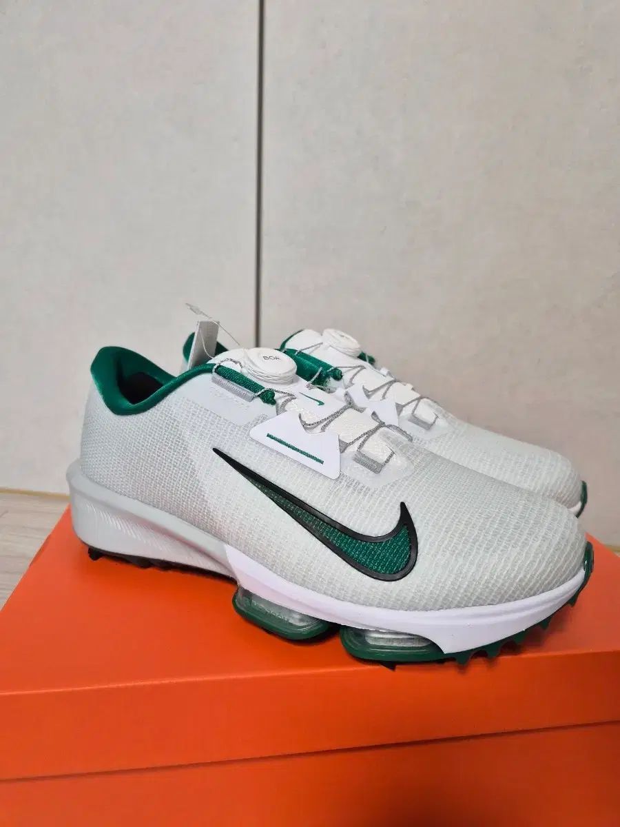 ナイキ ゴルフシューズ エア ズーム インフィニティ ツアー BOA 白/緑
