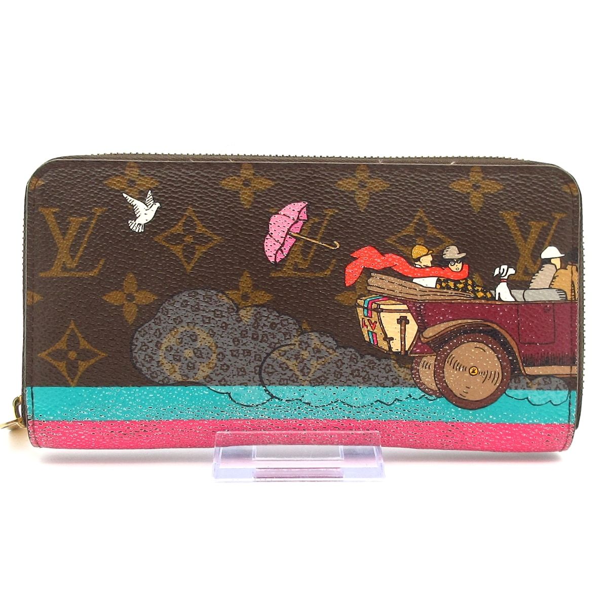 LOUIS VUITTON ルイヴィトン 長財布 モノグラム ジッピーウォレット M 61360 モノグラム×フューシャピンク