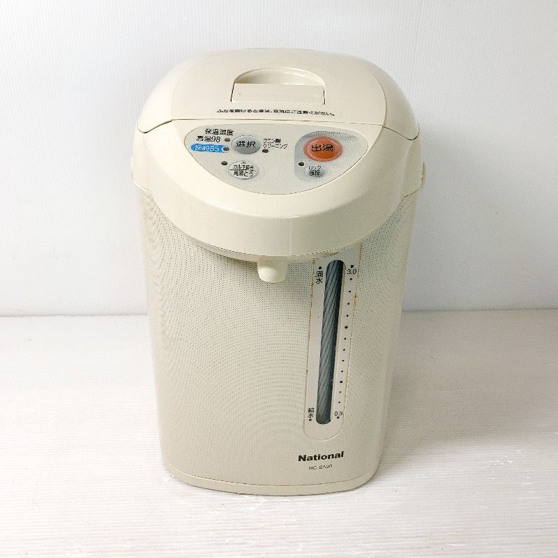 National ナショナル 沸騰ジャーポット 電気ポット NC-EA30-C ベージュ
