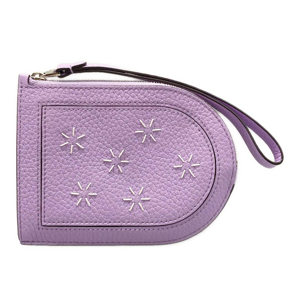 DELVAUX デルボー コインケース パン D マルチファンクション フローラ パープル レザー