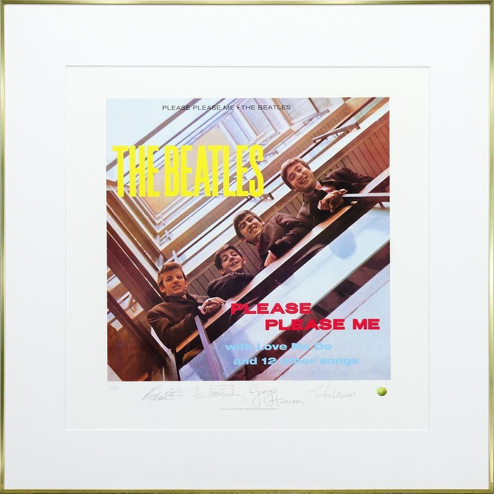 WISH ビートルズ PLEASE ME ジクレー 6号大 1993年作 ビートルズレコードジャケット