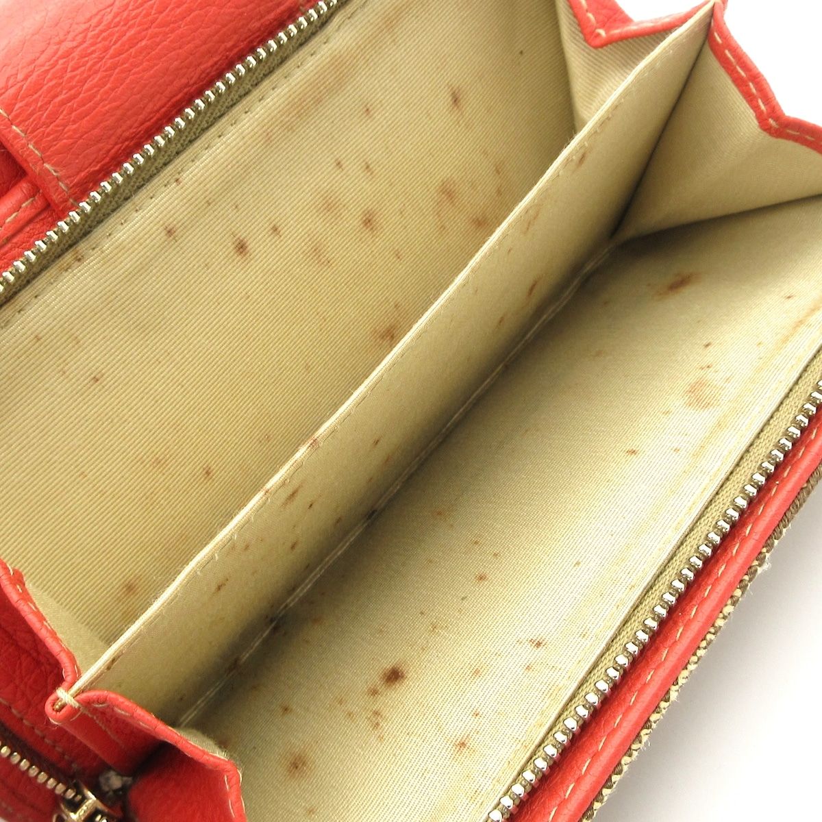 オレンジ レザー