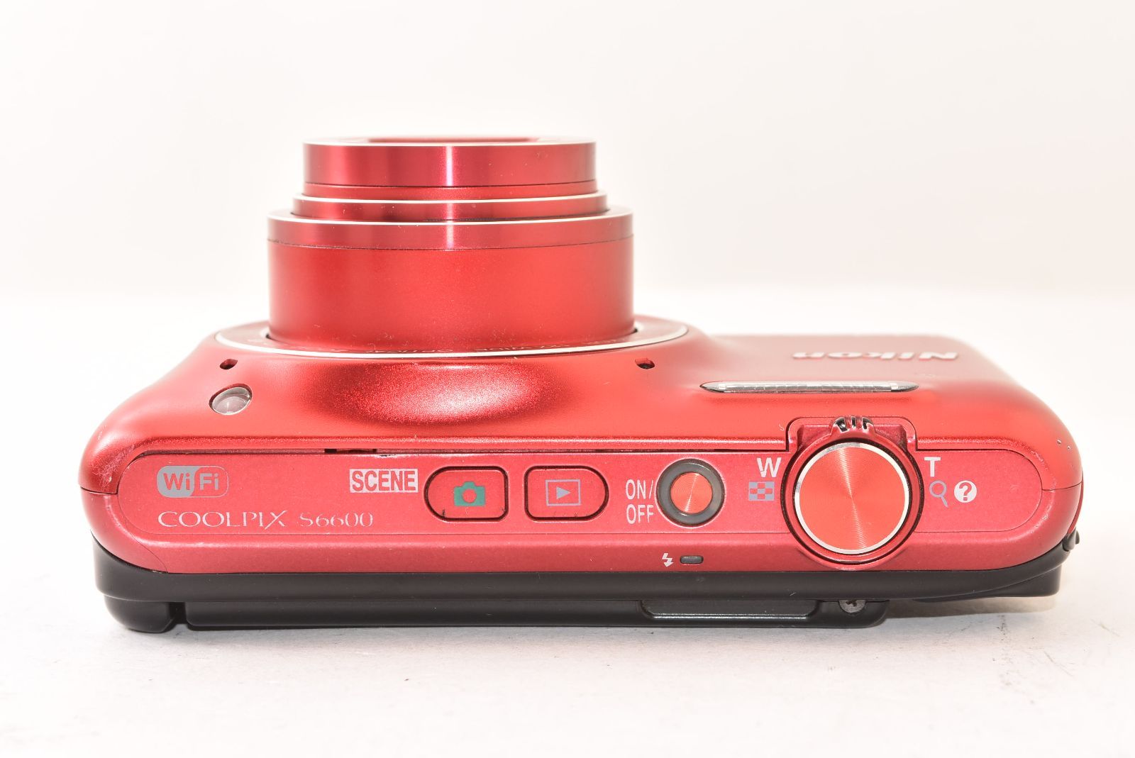 Nikon ニコン COOLPIX S6600 ラズベリーレッド コンパクトデジタル