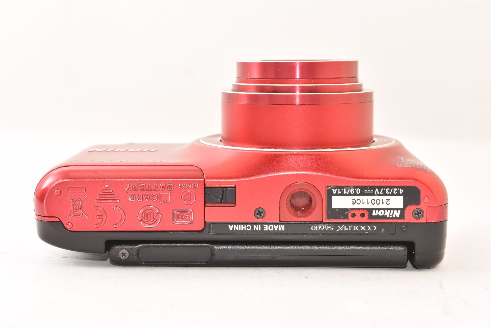 Nikon ニコン COOLPIX S6600 ラズベリーレッド コンパクトデジタル