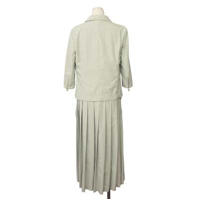 INGEBORG / セットアップ/M/コットン/GRN/チェック インゲボルグ INGEBORG セットアップ ワンピース 七分袖ジャケット