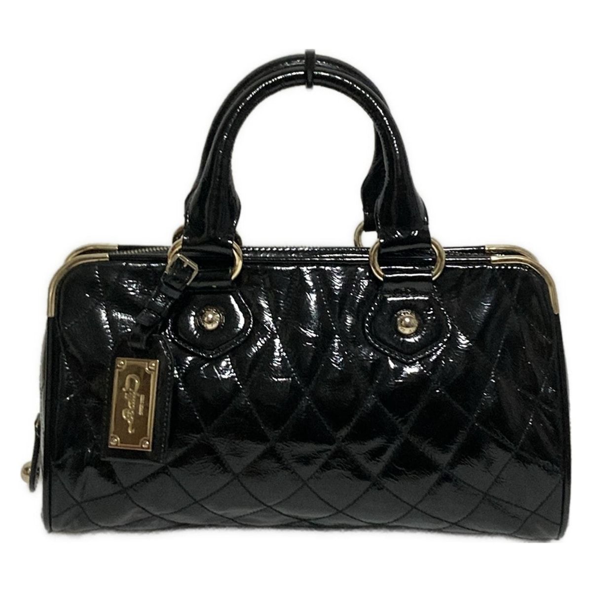 美品✨BALLY　バリー　ハンドバッグ　キルティング　がま口　ブラック　肩掛け可 2025年最新】bally キルティングバッグの人気アイテム - メルカリ