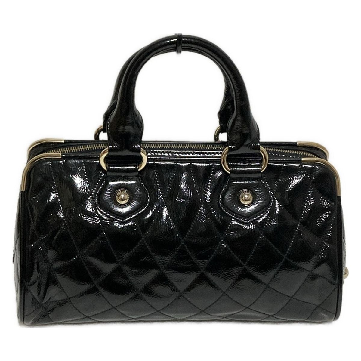 美品✨BALLY　バリー　ハンドバッグ　キルティング　がま口　ブラック　肩掛け可 2025年最新】bally キルティングバッグの人気アイテム - メルカリ