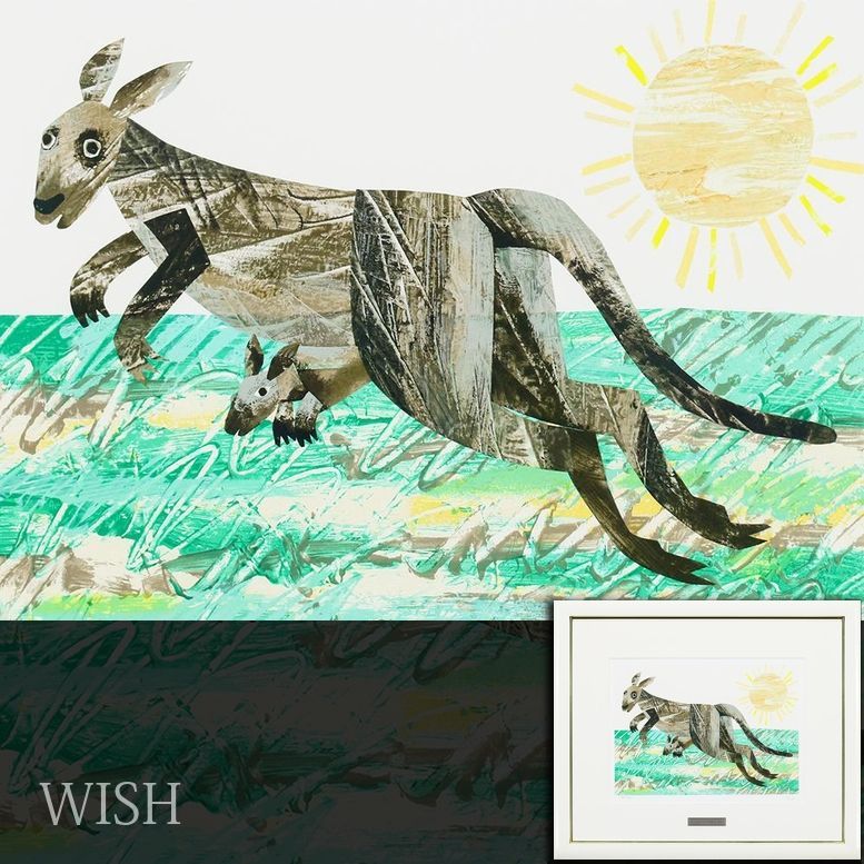 真作】【WISH】エリック・カール Eric Carle「La Famille」リトグラフ