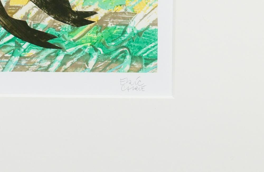 真作】【WISH】エリック・カール Eric Carle「La Famille」リトグラフ