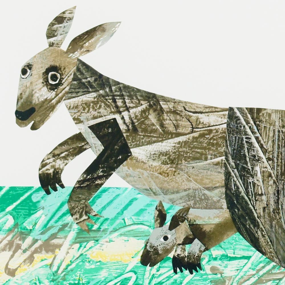 真作】【WISH】エリック・カール Eric Carle「La Famille」リトグラフ