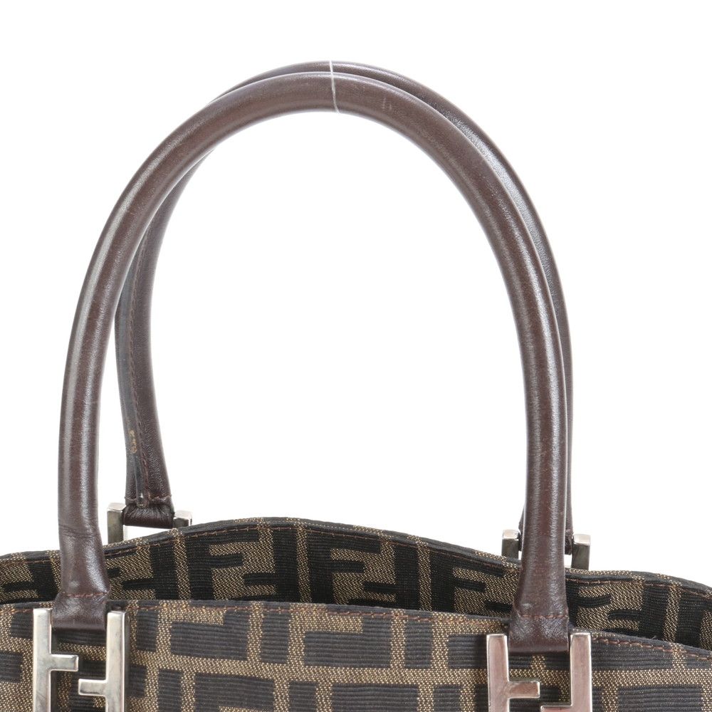 極美品 ヴィンテージ フェンディ ズッカ レザー 2WAY トート バッグ