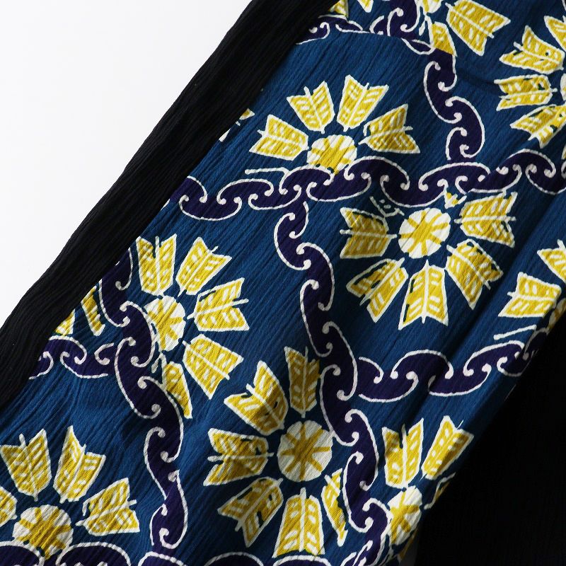 美品 ソウソウ SOU SOU 京都 高島縮 20/20 手柄寛衣下 片身替わり2.0