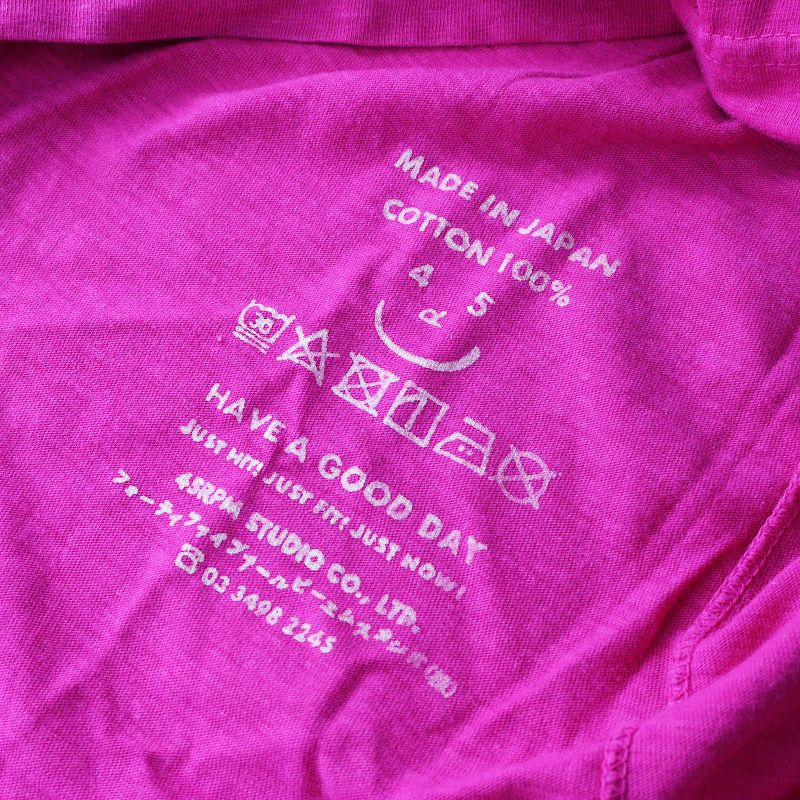 45R 45rpm フォーティファイブアール ピッコロゴプリント 908 45星T