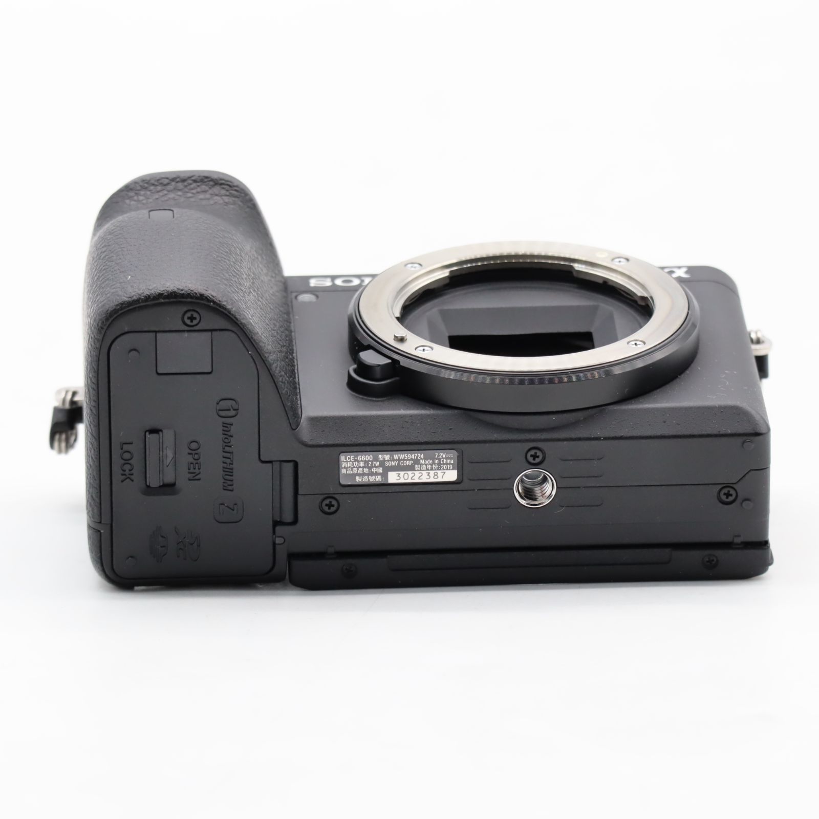ショット数694回 SONY(ソニー) ミラーレス一眼 α6600 ボディ ブラック