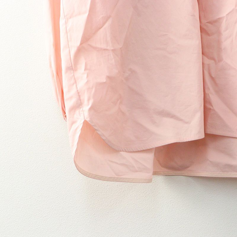 美品 2023AW ヨリ yori ダブルフリルカラーブラウス 36＼ピンク