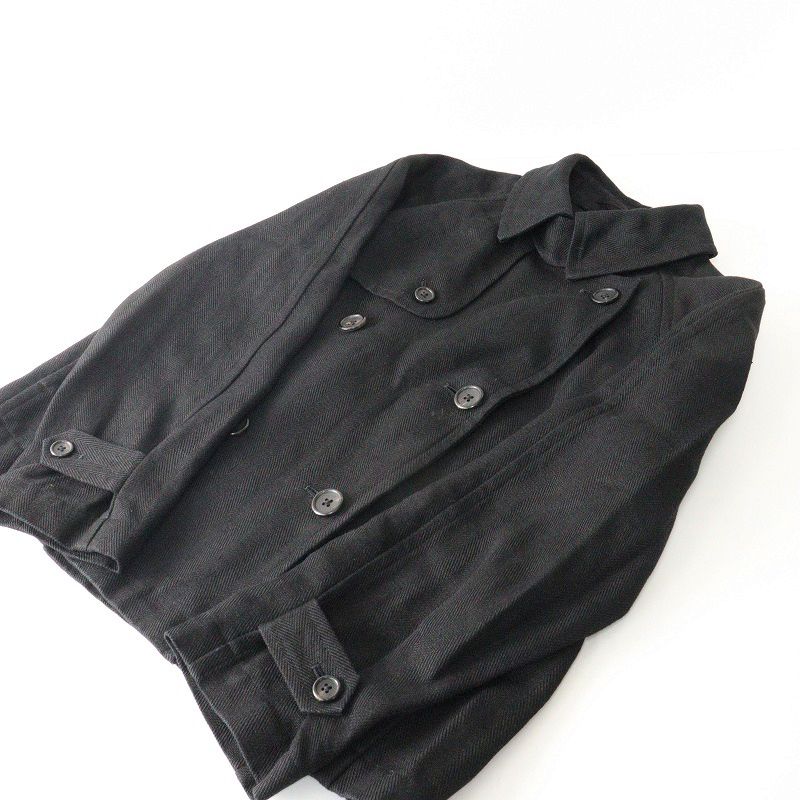 【新品】MARGARET HOWELL ジャケット サイズ2 リネン ブラック 新品】MARGARET HOWELL ジャケット サイズ2 リネン ブラック MARGARET