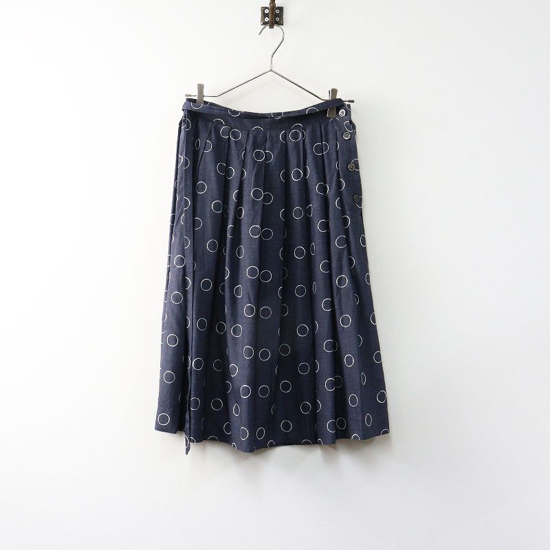 マーガレットハウエル MARGARET HOWELL OUTLINE SPOT SILK SKIRT 2