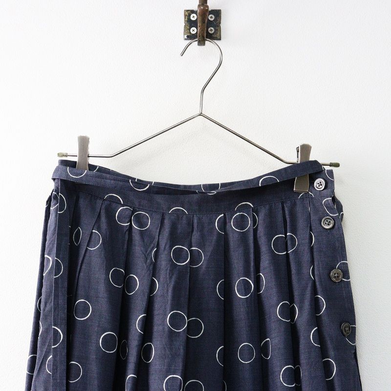 マーガレットハウエル MARGARET HOWELL OUTLINE SPOT SILK SKIRT 2