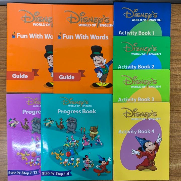 □02)【1点限り!】Disney's World of Englishの教材まとめ売り約105点