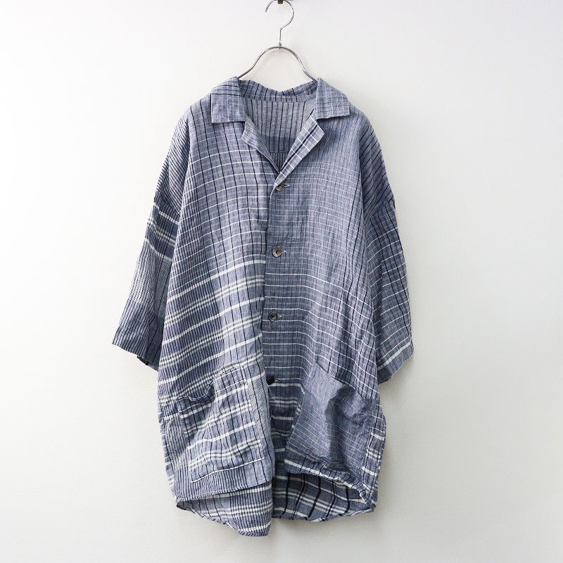 2022SS アーツアンドサイエンス ARTS&SCIENCE リネン ランダムチェック