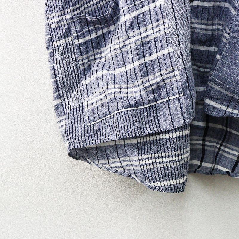 2022SS アーツアンドサイエンス ARTS&SCIENCE リネン ランダムチェック