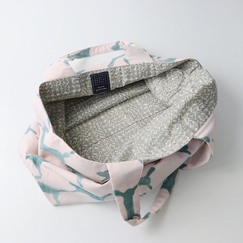 美品 ミナペルホネン mina perhonen run run run パニーニバッグ