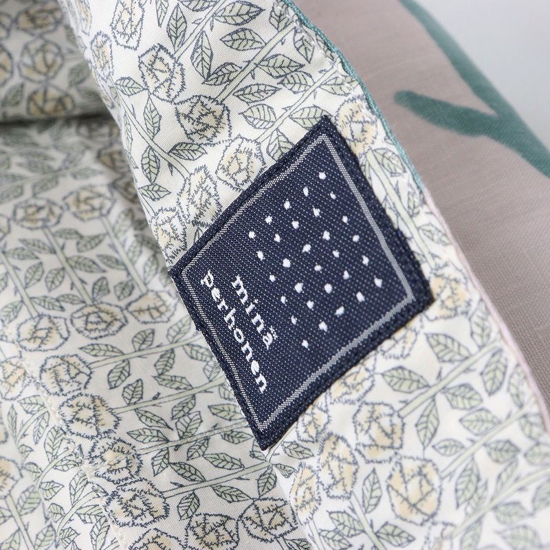 美品 ミナペルホネン mina perhonen run run run パニーニバッグ