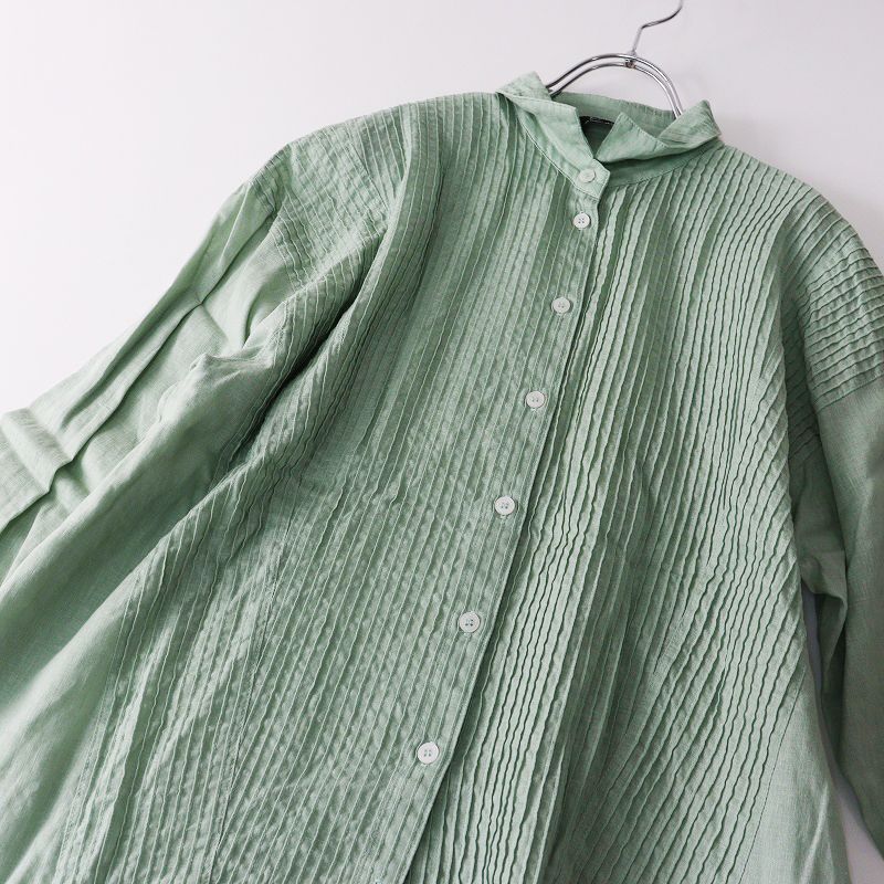 ヤッコマリカルド YACCOMARICARD コットン リネン ピンタック シャツ