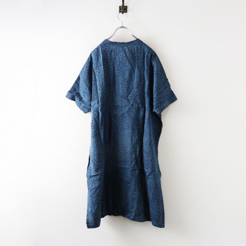 石見銀山 群言堂 グンゲンドウ トミ 登美 リネン バンドカラー プル