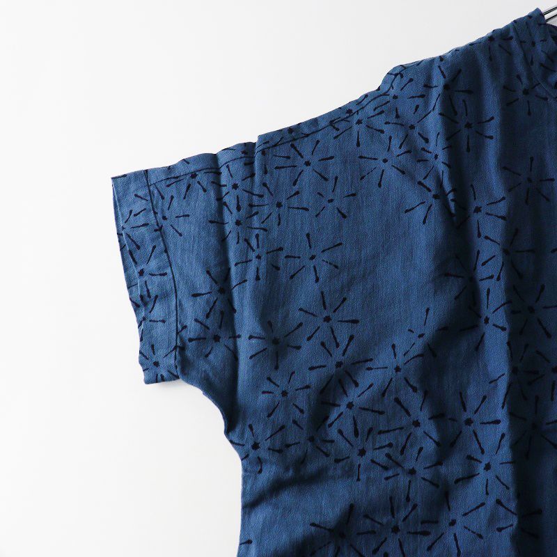 石見銀山 群言堂 グンゲンドウ トミ 登美 リネン バンドカラー プル