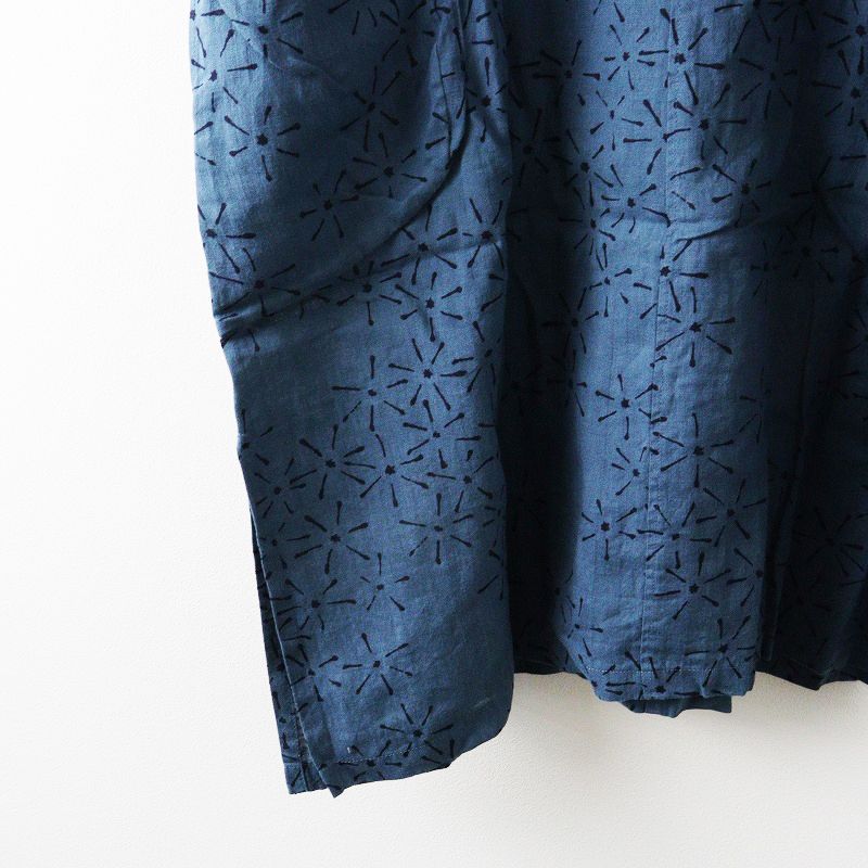 石見銀山 群言堂 グンゲンドウ トミ 登美 リネン バンドカラー プル