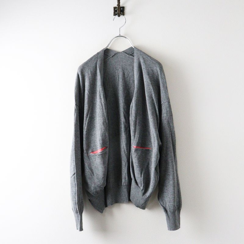 美品 アトリエナルセ atelier naruse cotton knit cardigan コットン