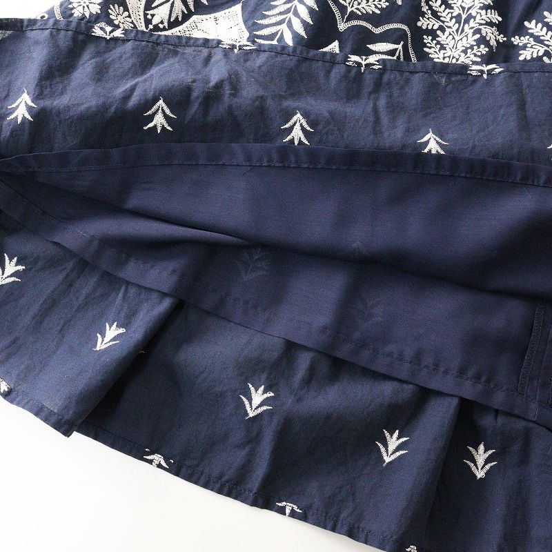 大きいサイズ 2024年春夏 ローズティアラ Rose Tiara 刺繍チュニック