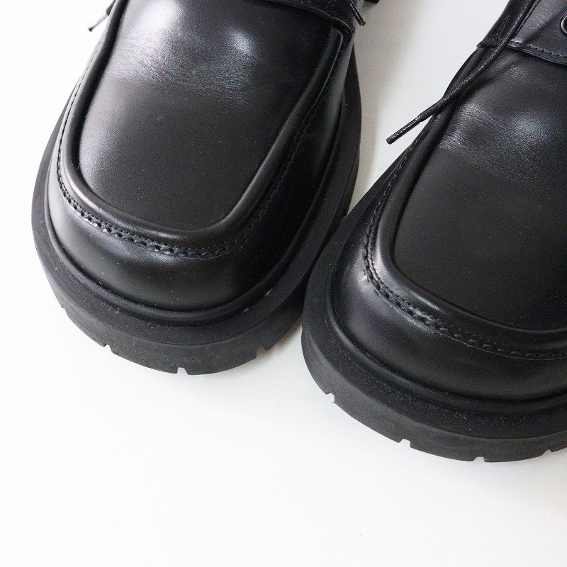 メンズ メゾンマルジェラ 22 Maison Margiela S57WQ0163 DERBYS レザー ダービーシューズ 44/29cm ブラック┃【2400014709131】 メンズ メゾンマルジェラ 22 Maison Margiela S57WQ0163 DERBYS レザー