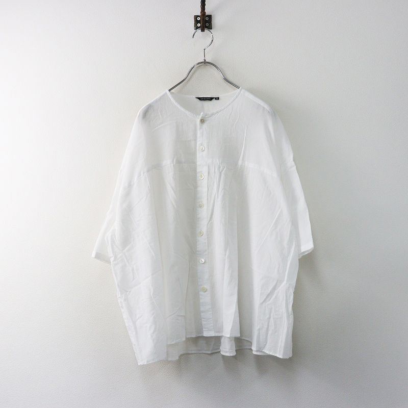 2022SS パドカレ pas de calais 80シフォン植物染めブラウス 36