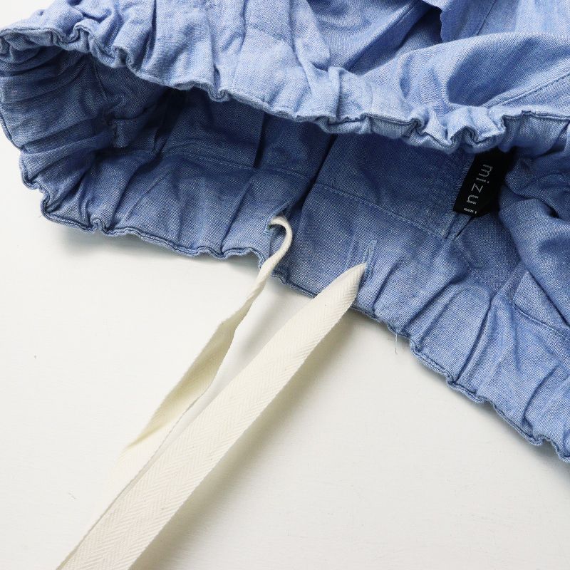 2024SS ミズイロインド mizuiro ind 260063 シャンブレーワイドカーゴ