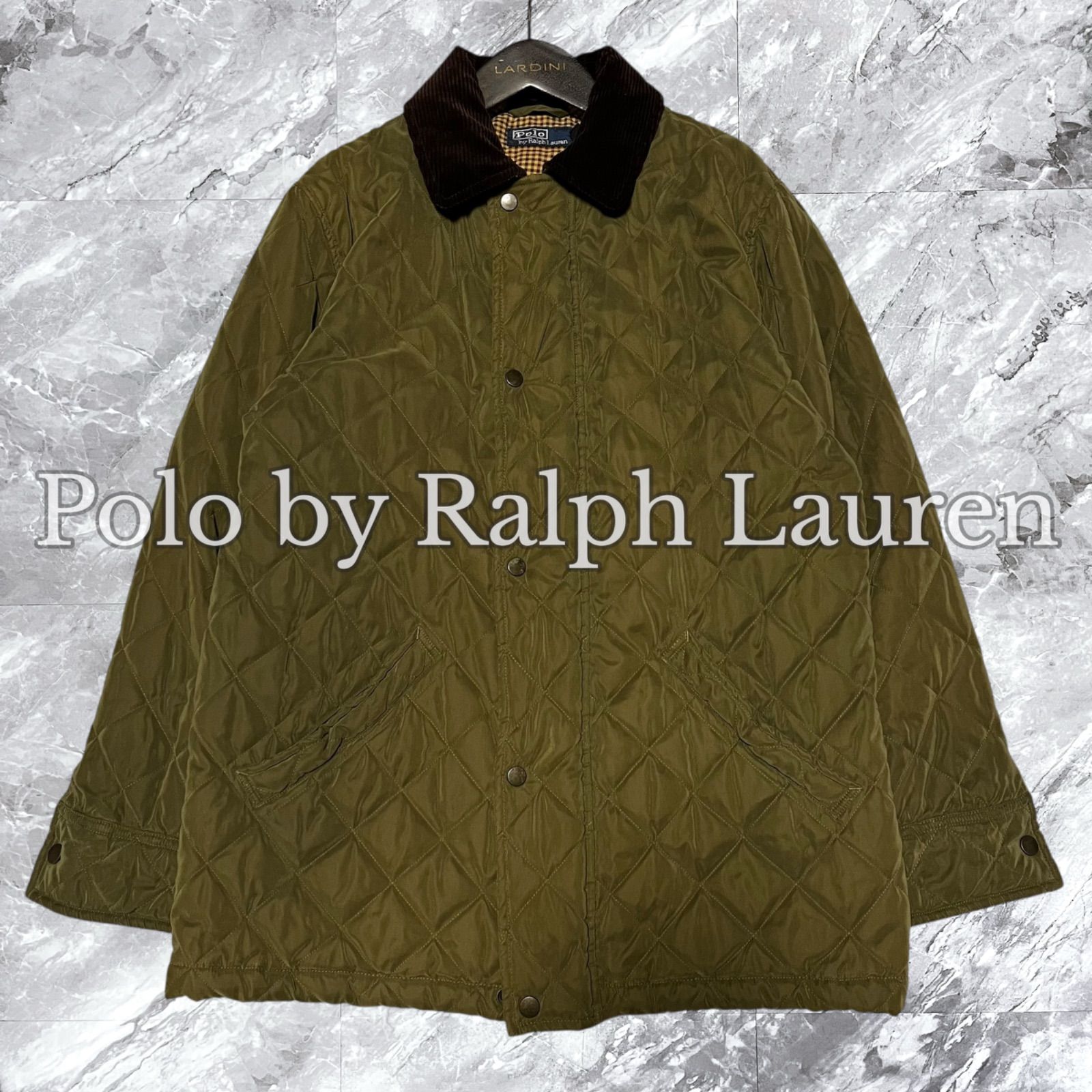 ポロラルフローレン　ロングコート　ジャケット　キルティング　コーディロイ Ralph Lauren ラルフローレン ロングコート キルティングコート