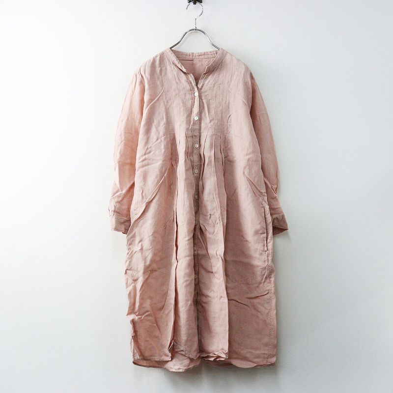 ネストローブ nest Robe 製品染めリネンピンタックスキッパー