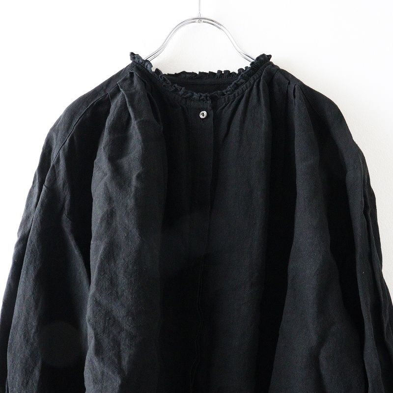 2025SS ネストローブ nest Robe リネン近江晒しラミー楊柳カフブラウス