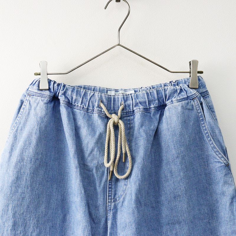 新品タグ付 ハグオーワー デニムイージープルオンパンツ デニム