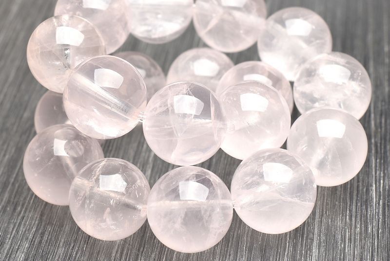  １点物 コロンビア産 ピンクレムリアンシードクリスタル 11 mm ブレスレット パワーストーン 天然石 _U 8267 ブレスレット バングル アクセサリー