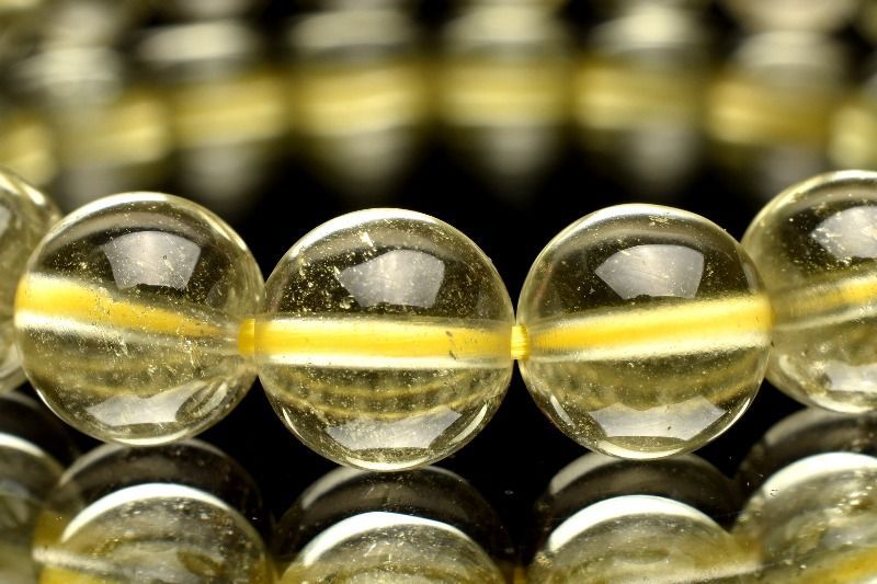 １点物 AAA透明 リビアの宝石 リビアングラス 8 mm ブレスレット パワーストーン 天然石 _MC 2098