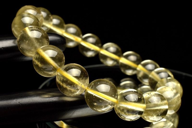 １点物 AAA透明 リビアの宝石 リビアングラス 11 mm ブレスレット パワーストーン 天然石 _MC 2101