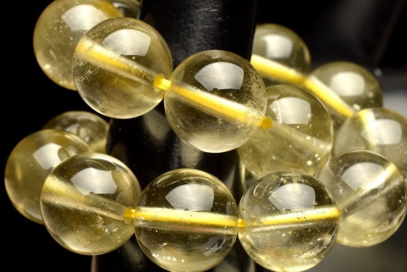  １点物 AAA透明 リビアの宝石 リビアングラス 11 mm ブレスレット パワーストーン 天然石 _MC 2101 ブレスレット バングル アクセサリー